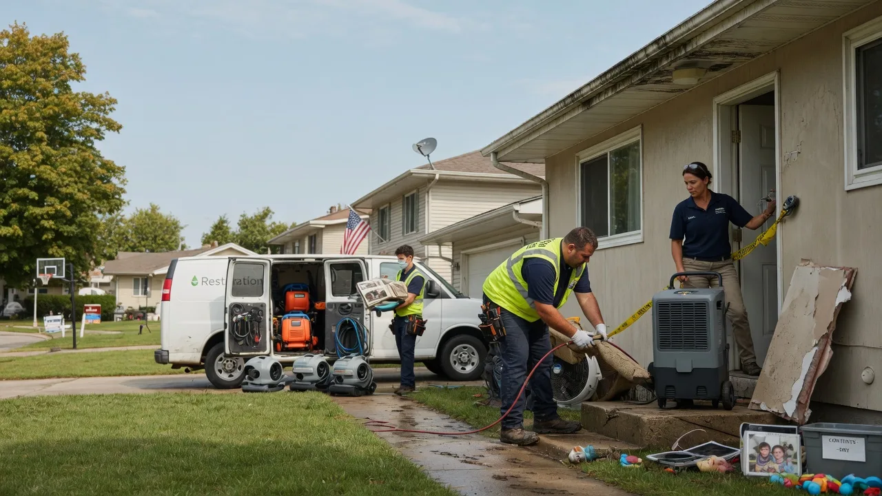 Water Damage Restoration in Kansas near me